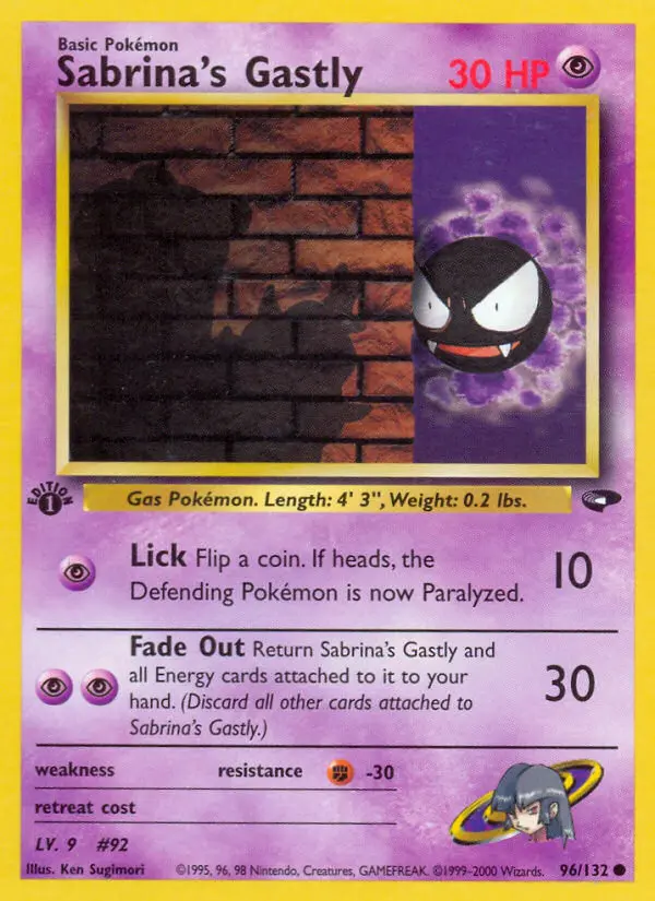 Sabrina's Gastly (#96) — GC 096