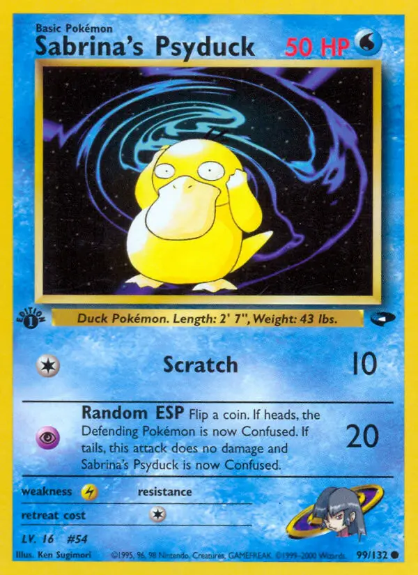 Sabrina's Psyduck (#99) — GC 099