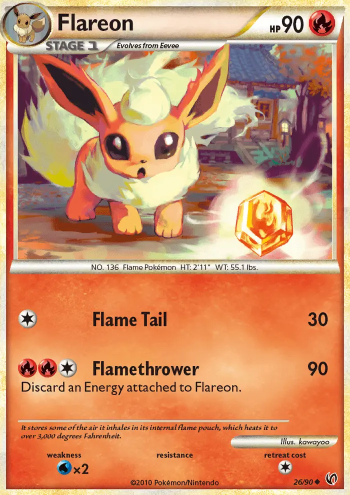Flareon (#26) — UD 026