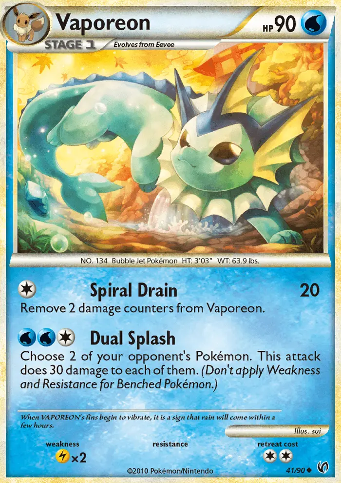 Vaporeon (#41) — UD 041