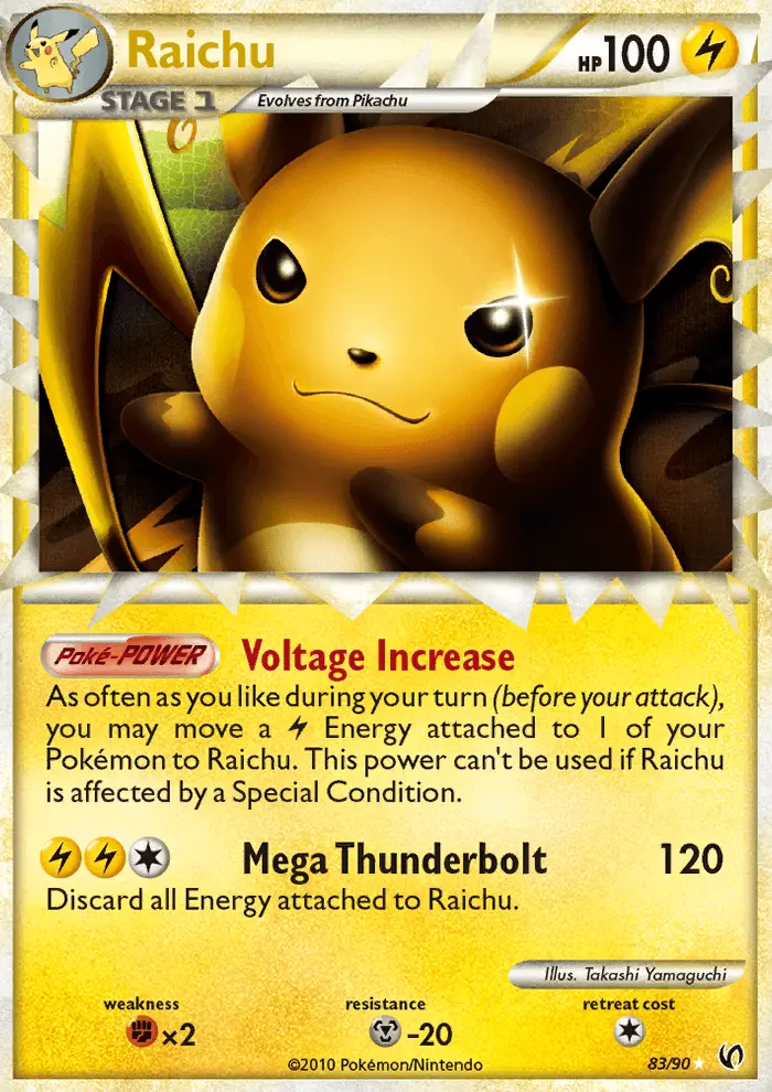 Raichu (#83) — UD 083