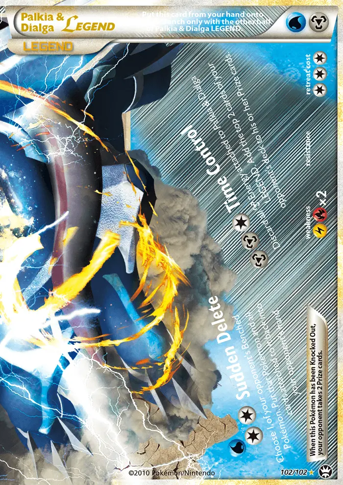 Palkia & Dialga LEGEND (#102) — TRI 102