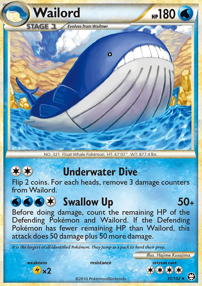Wailord (#31) — TRI 031