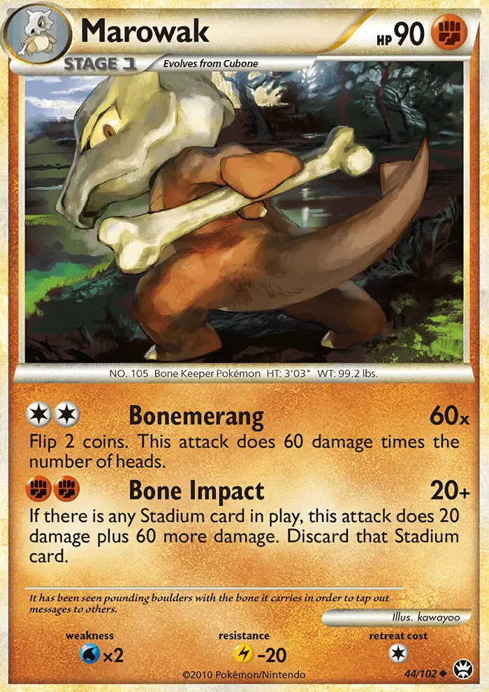 Marowak (#44) — TRI 044