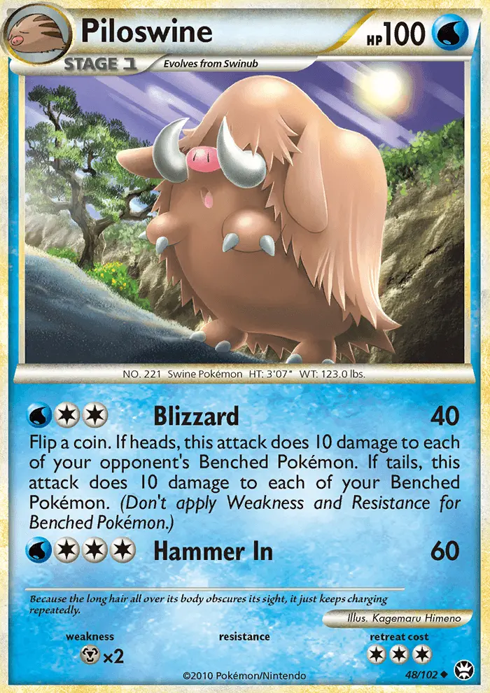 Piloswine (#48) — TRI 048