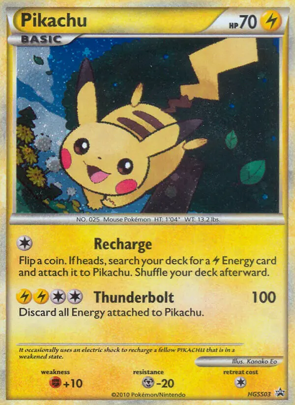 Pikachu (#HGSS03) — HGSSP HGSS03