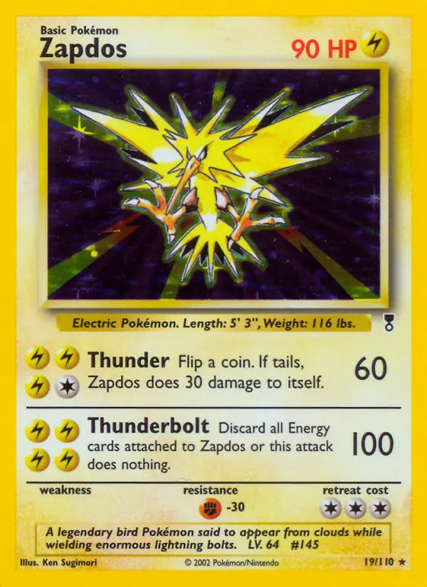 Zapdos (#19) — LC 019