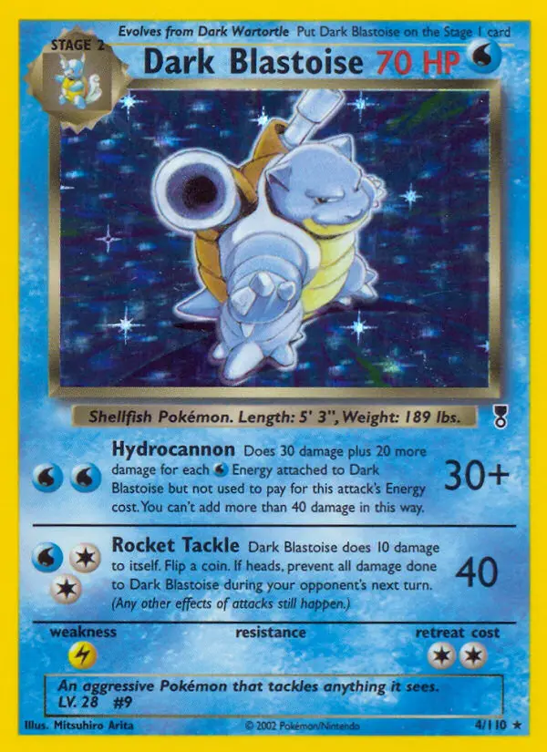Dark Blastoise (#4) — LC 004