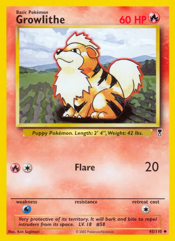 Growlithe (#45) — LC 045