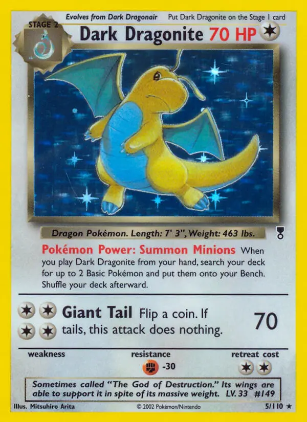 Dark Dragonite (#5) — LC 005