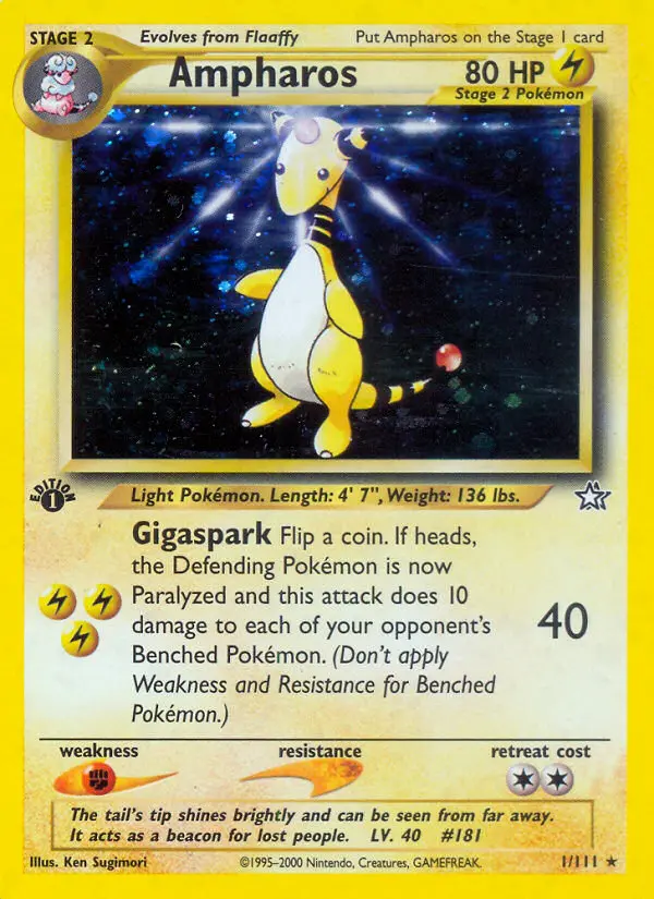 Ampharos (#1) — NGE 001