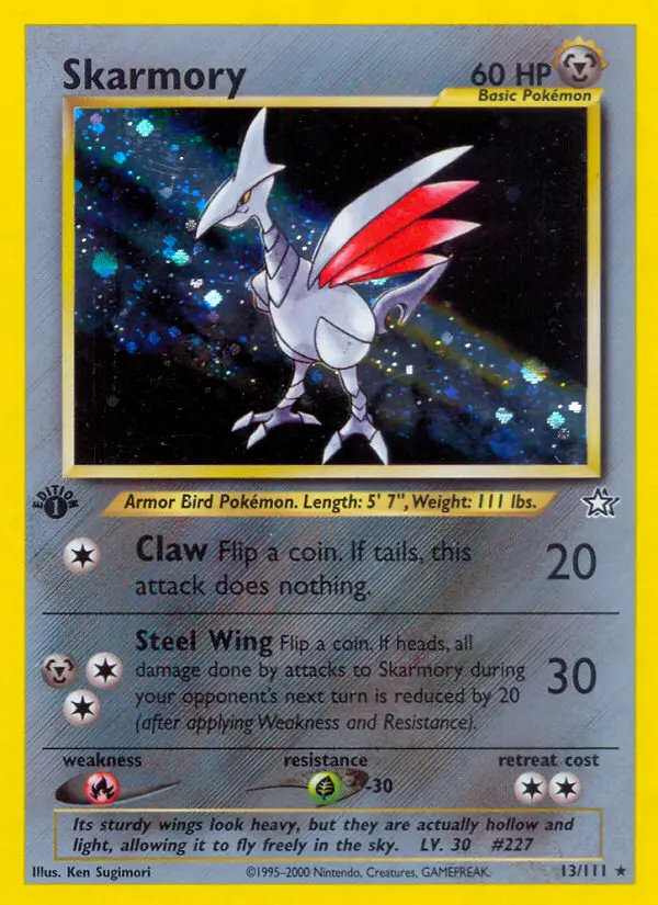 Skarmory (#13) — NGE 013