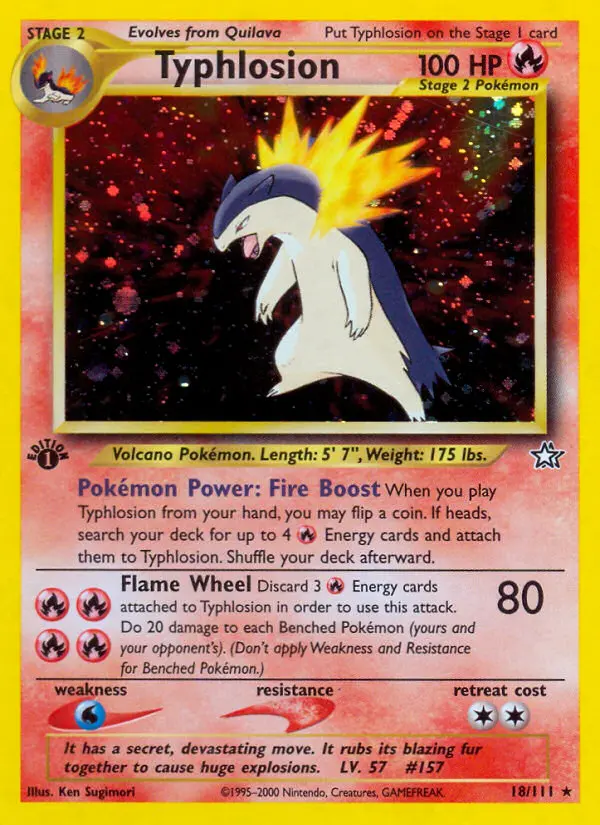 Typhlosion (#18) — NGE 018