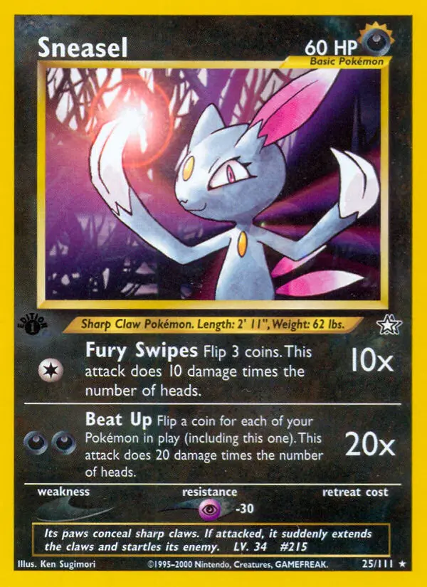 Sneasel (#25) — NGE 025