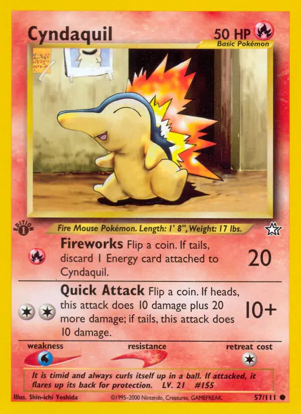 Cyndaquil (#57) — NGE 057