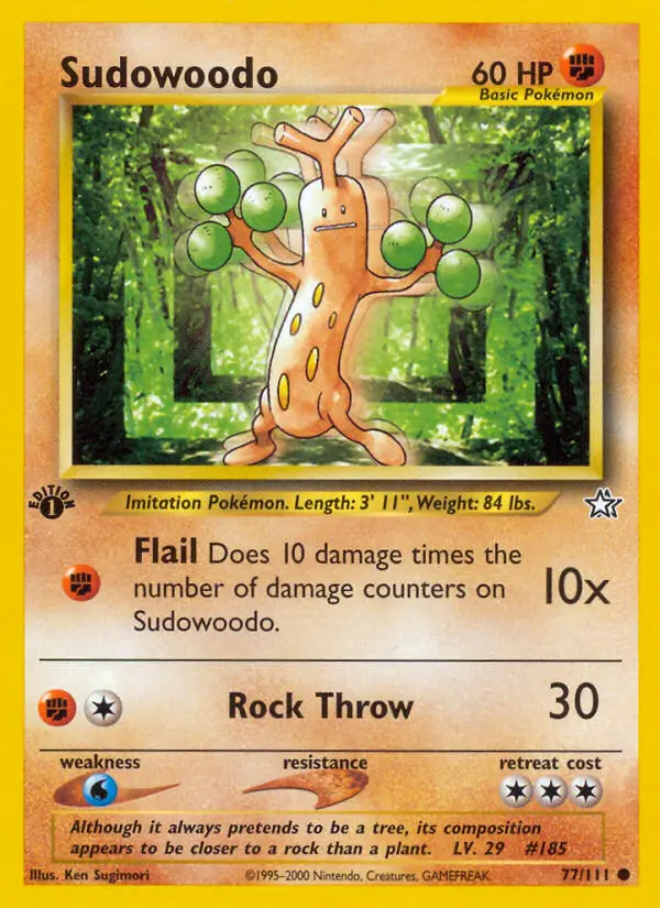 Sudowoodo (#77) — NGE 077