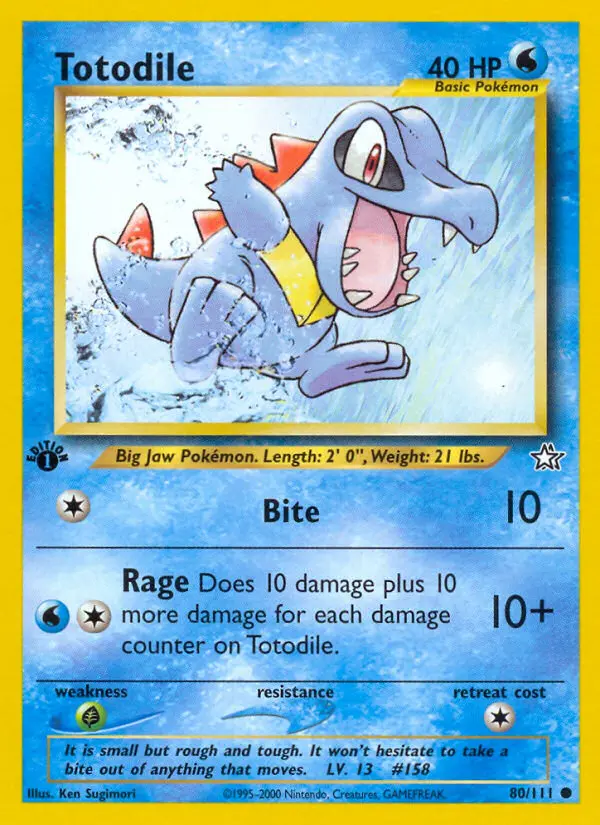 Totodile (#80) — NGE 080
