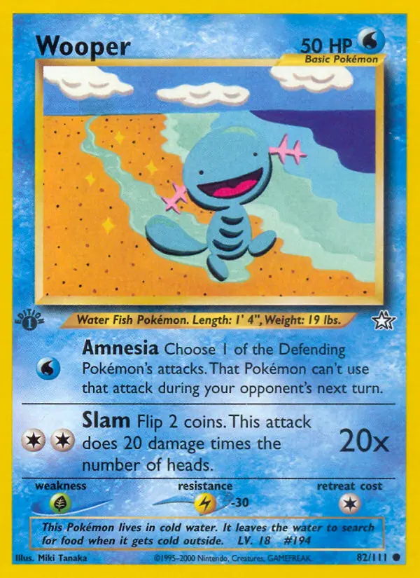 Wooper (#82) — NGE 082