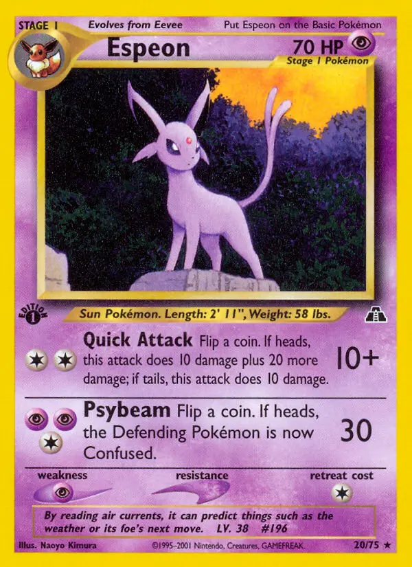 Espeon (#20) — NDI 020