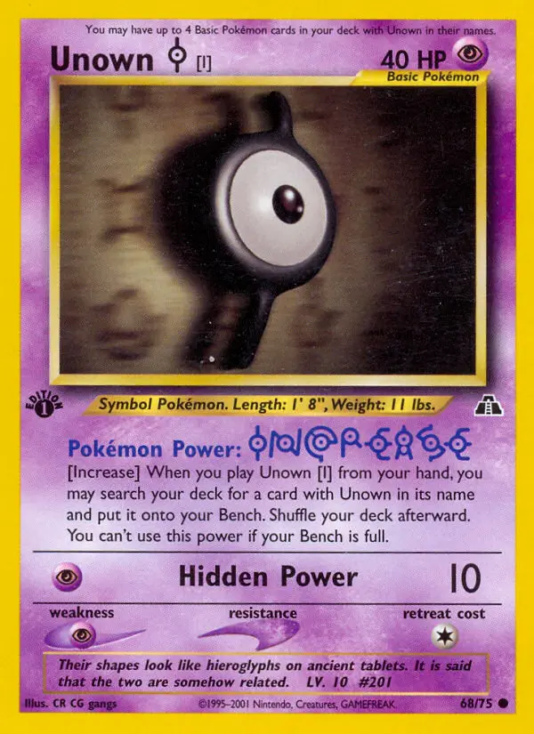 Unown [I] (#68) — NDI 068