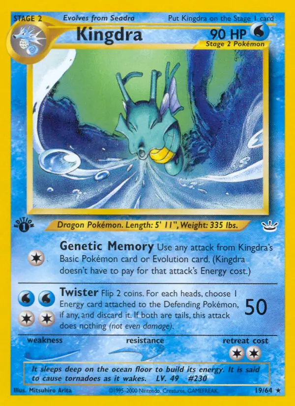 Kingdra (#19) — NR 019
