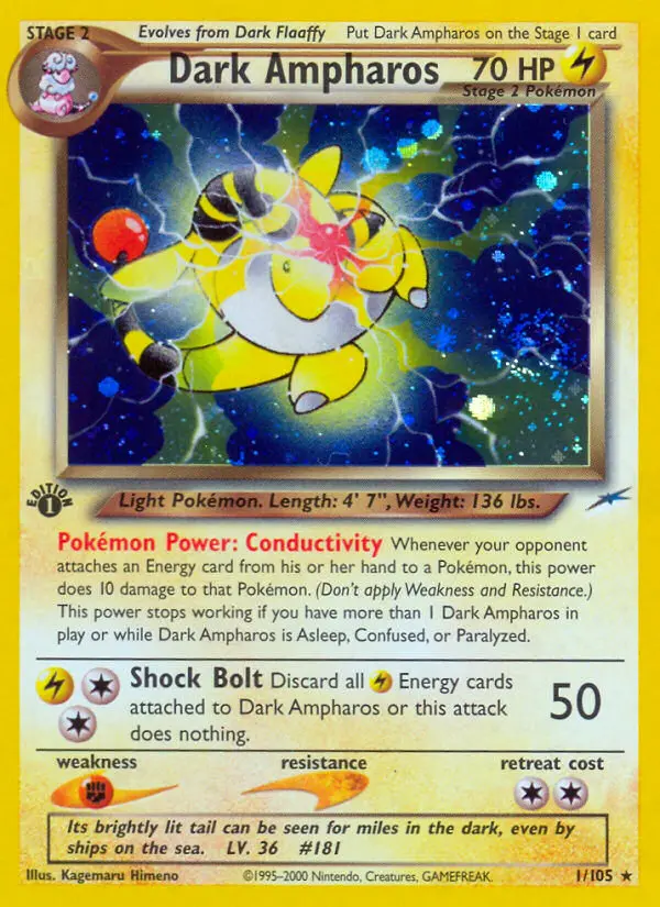 Dark Ampharos (#1) — NDE 001