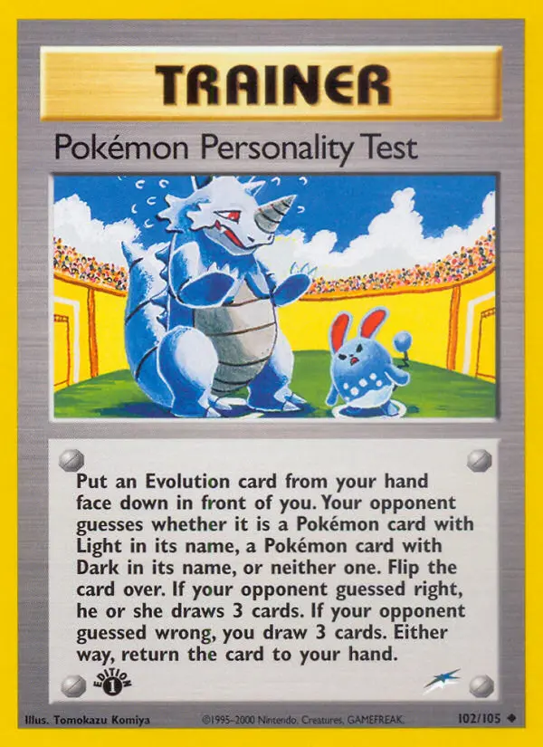 Pokémon Personality Test (#102) — NDE 102