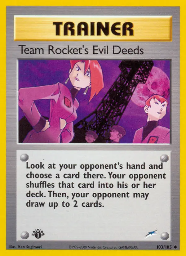 Team Rocket's Evil Deeds (#103) — NDE 103