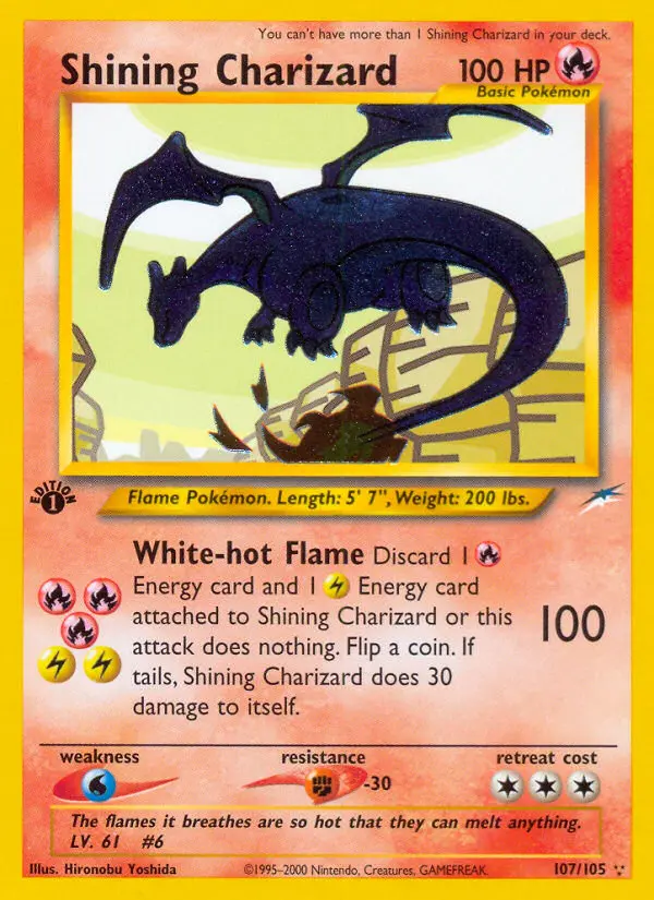Shining Charizard (#107) — NDE 107