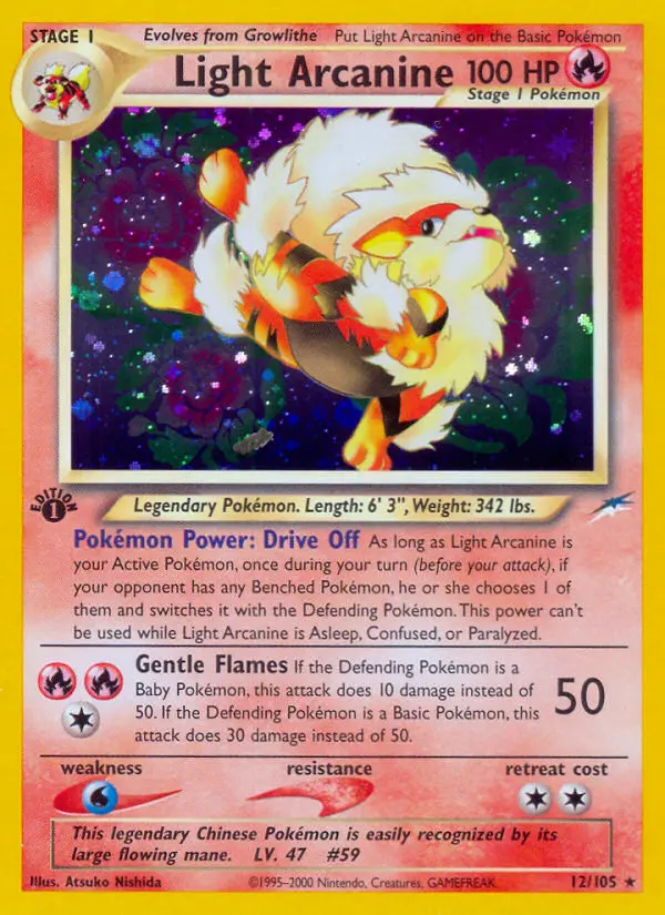 Light Arcanine (#12) — NDE 012