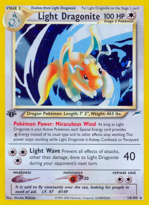 Light Dragonite (#14) — NDE 014