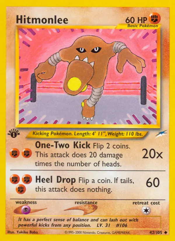 Hitmonlee (#42) — NDE 042