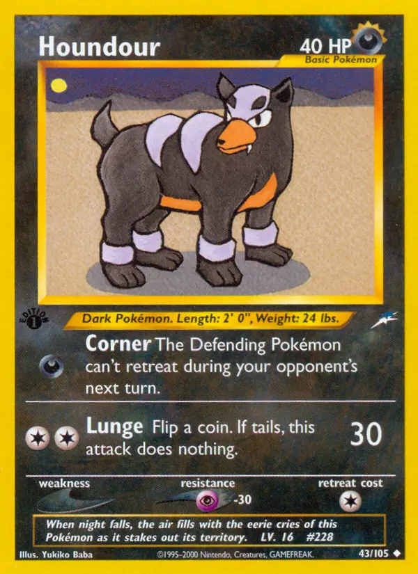Houndour (#43) — NDE 043