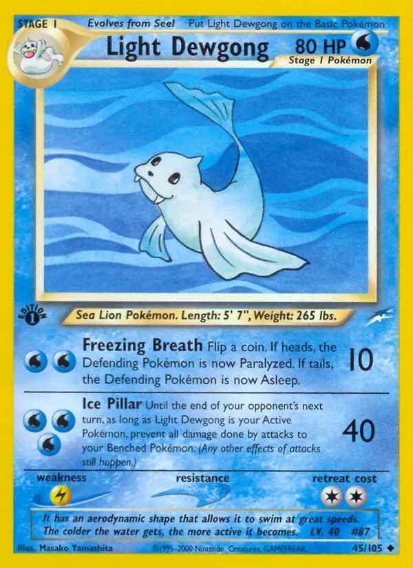 Light Dewgong (#45) — NDE 045