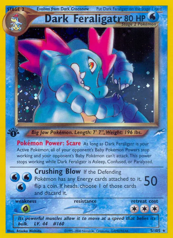Dark Feraligatr (#5) — NDE 005