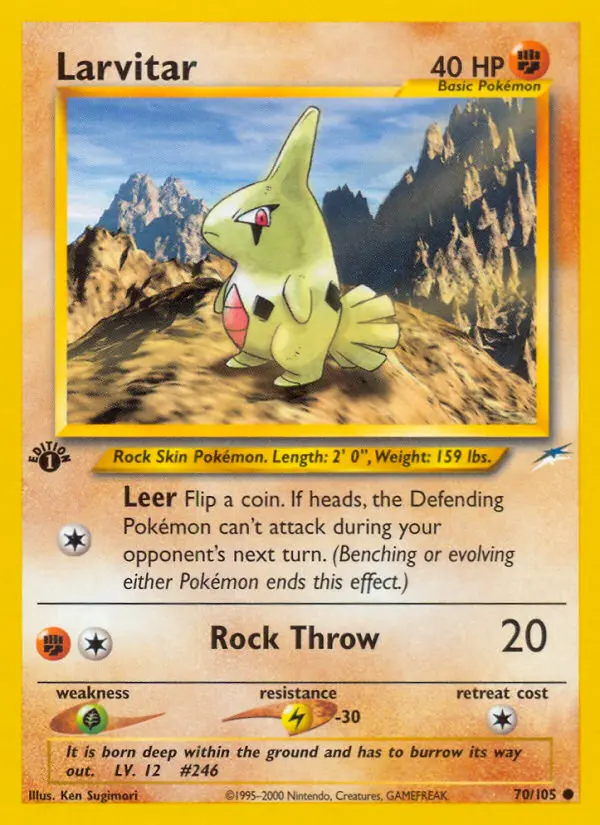 Larvitar (#70) — NDE 070