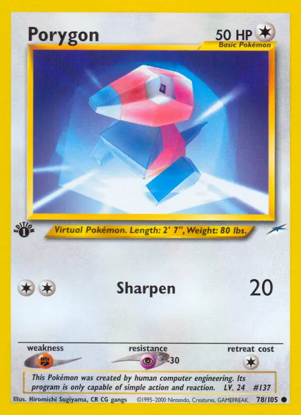 Porygon (#78) — NDE 078