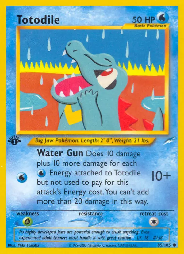 Totodile (#85) — NDE 085