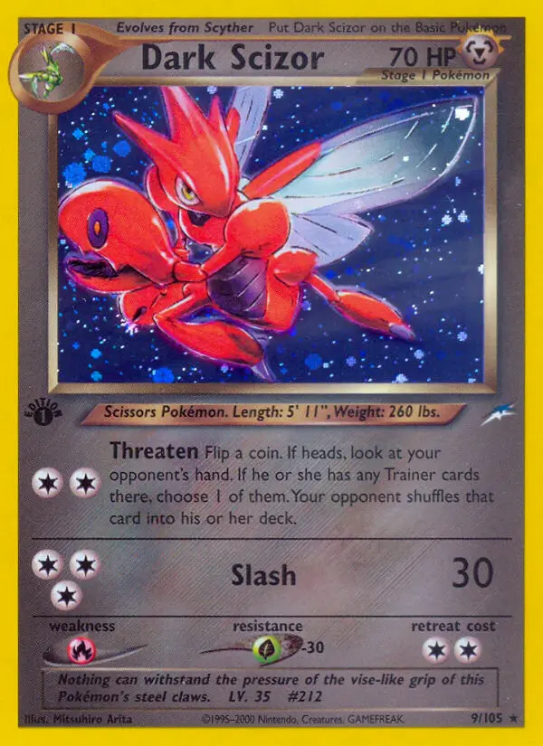 Dark Scizor (#9) — NDE 009