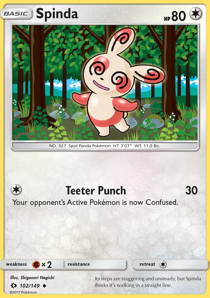 Spinda (#102) — SM 102