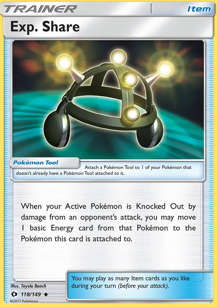 Exp. Share (#118) — SM 118