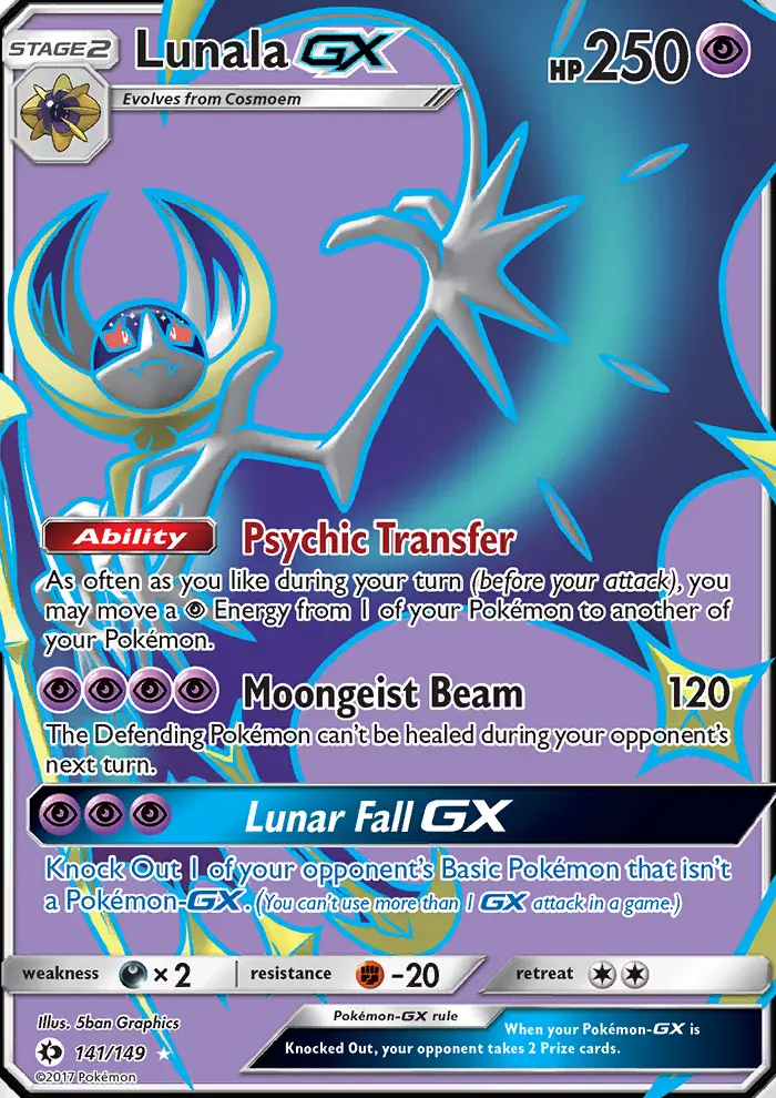 Lunala GX (#141) — SM 141