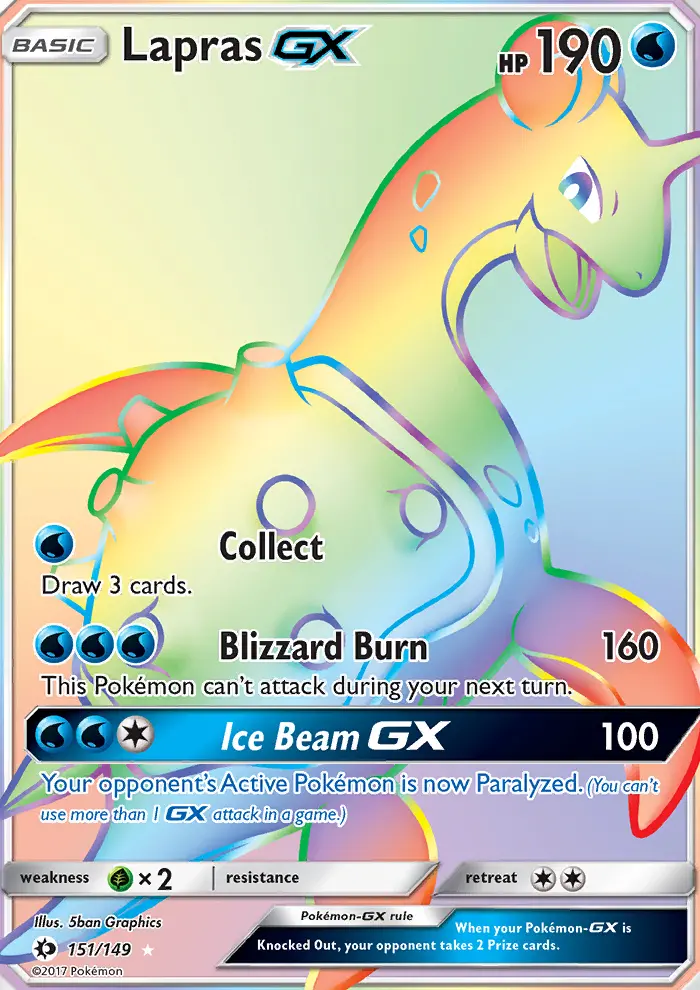 Lapras GX (#151) — SM 151