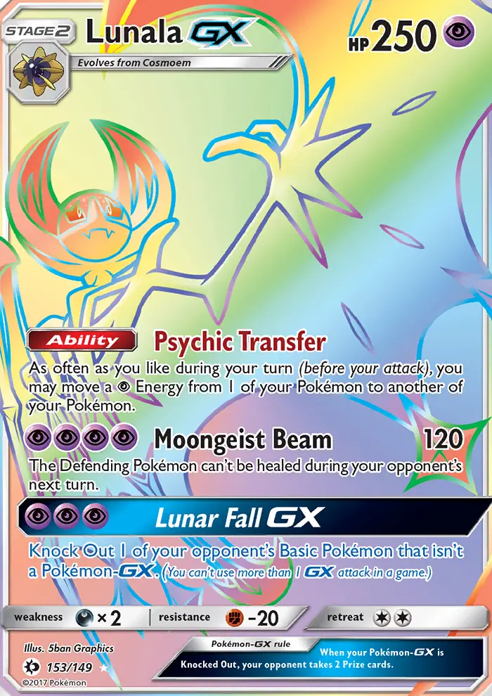 Lunala GX (#153) — SM 153