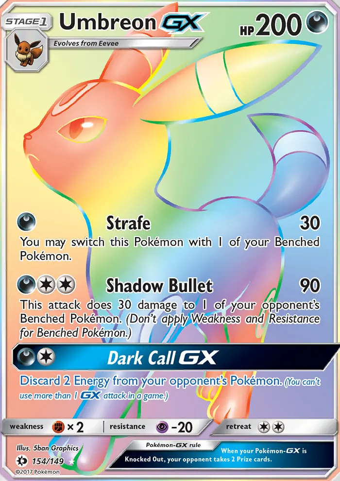 Umbreon GX (#154) — SM 154