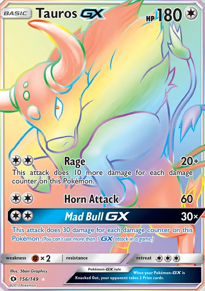 Tauros GX (#156) — SM 156
