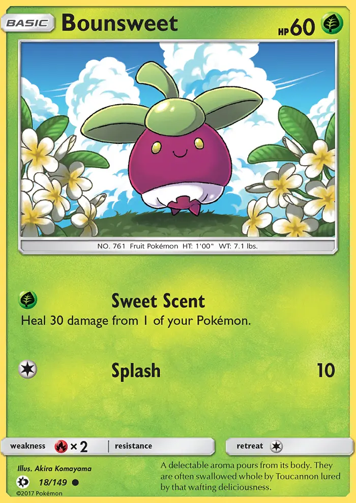 Bounsweet (#18) — SM 018