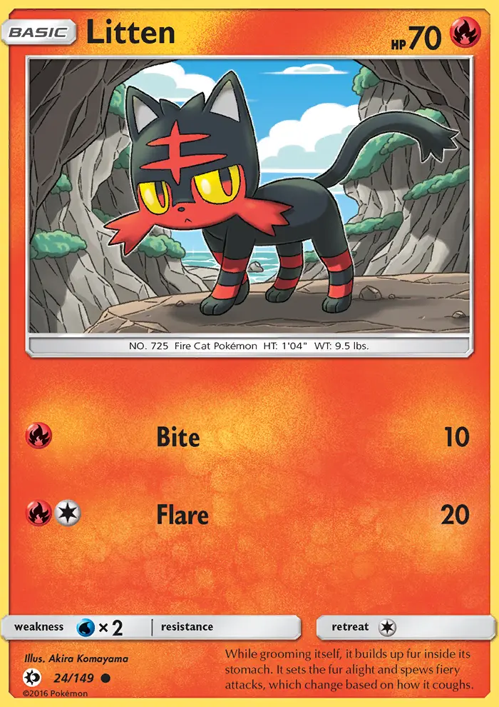 Litten (#24) — SM 024