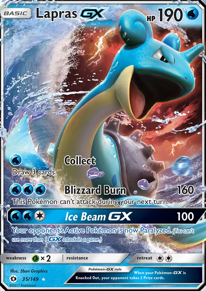 Lapras GX (#35) — SM 035