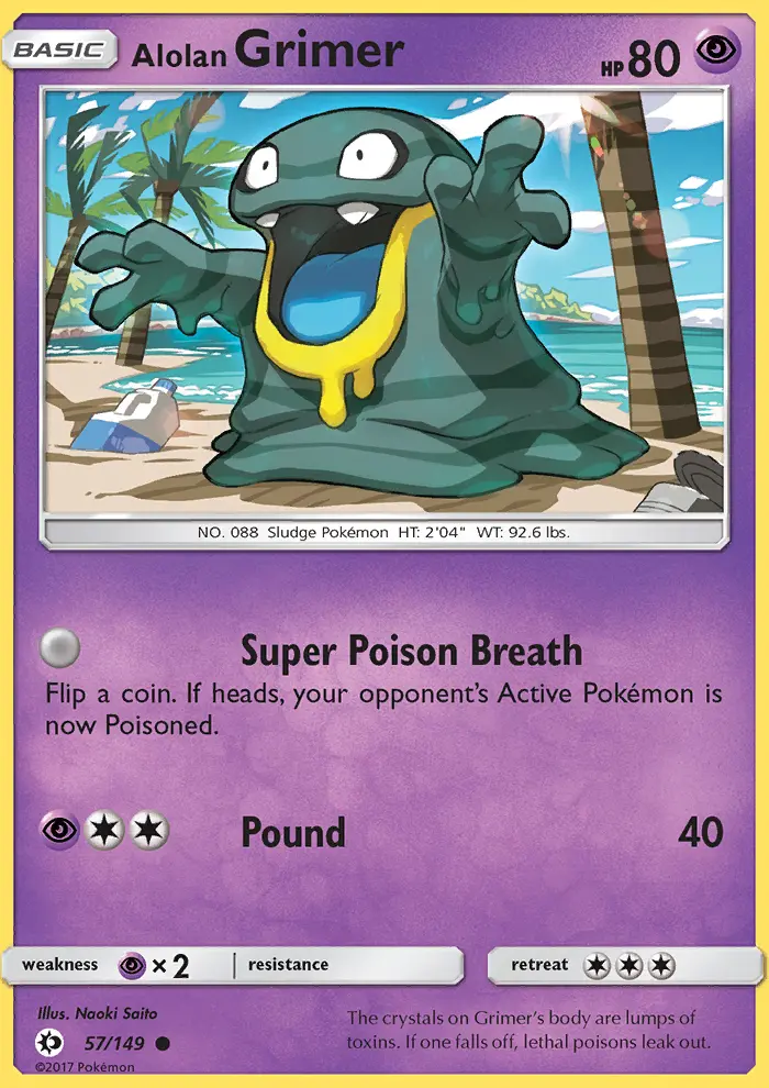 Alolan Grimer (#57) — SM 057